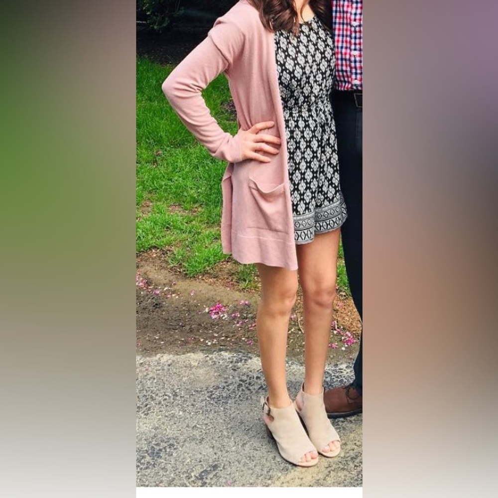 Black and Ivory Romper